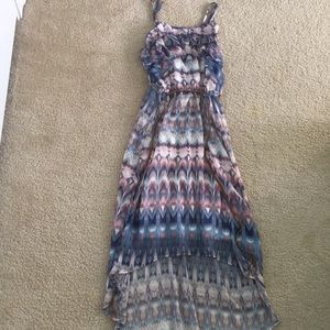 Patterned high low Xhilaration dress.